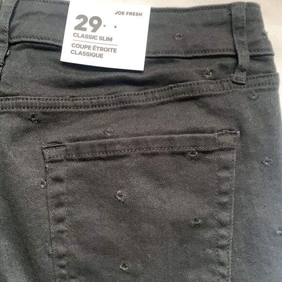 𝅺⭐️nwt Joe Fresh Classic Slim Mid Rise Crop Jeans⭐️ - Picture 11 of 11